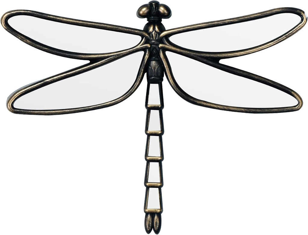 Decorative Golden Dragonfly Wall Mirror