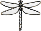Decorative Golden Dragonfly Wall Mirror