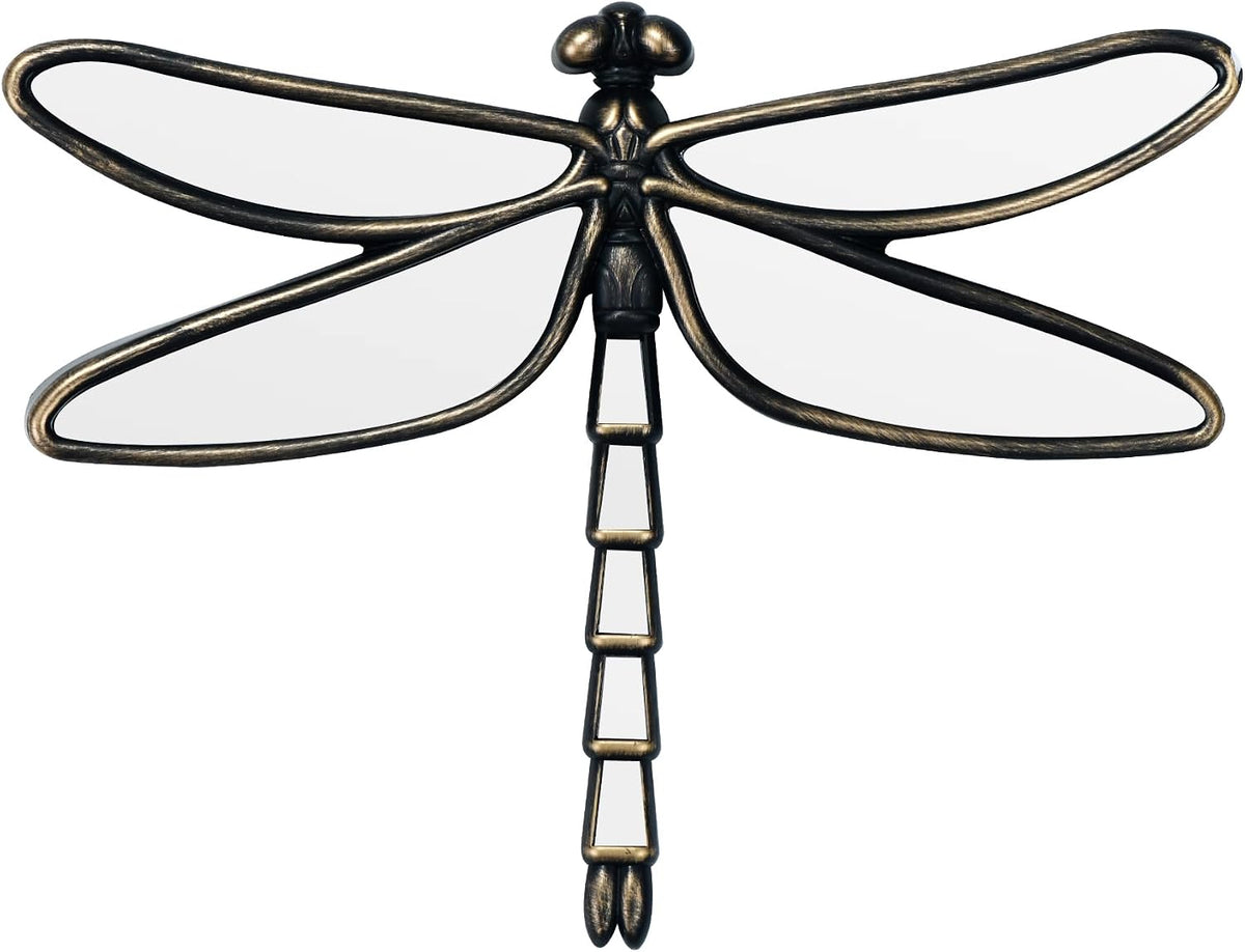 Decorative Golden Dragonfly Wall Mirror