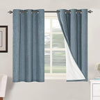 H.VERSAILTEX Primitive Linen Curtains 100% Blackout Curtain Drapes Burlap by HVERSAILTEX