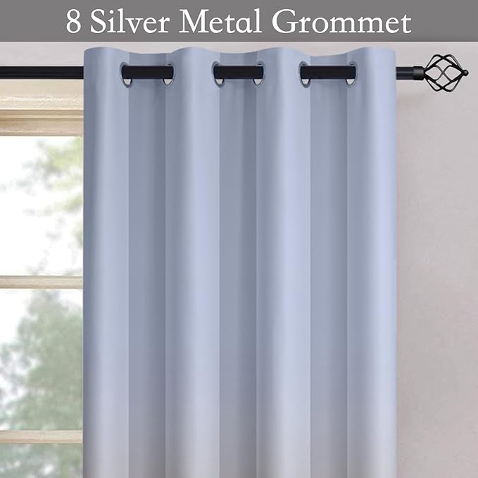 SimpleHome Ombre Room Darkening Curtains - Image 2