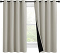 NICETOWN 100% Blackout Curtains 57 inches Long, Double-Deck Completely Blackout by NICETOWN