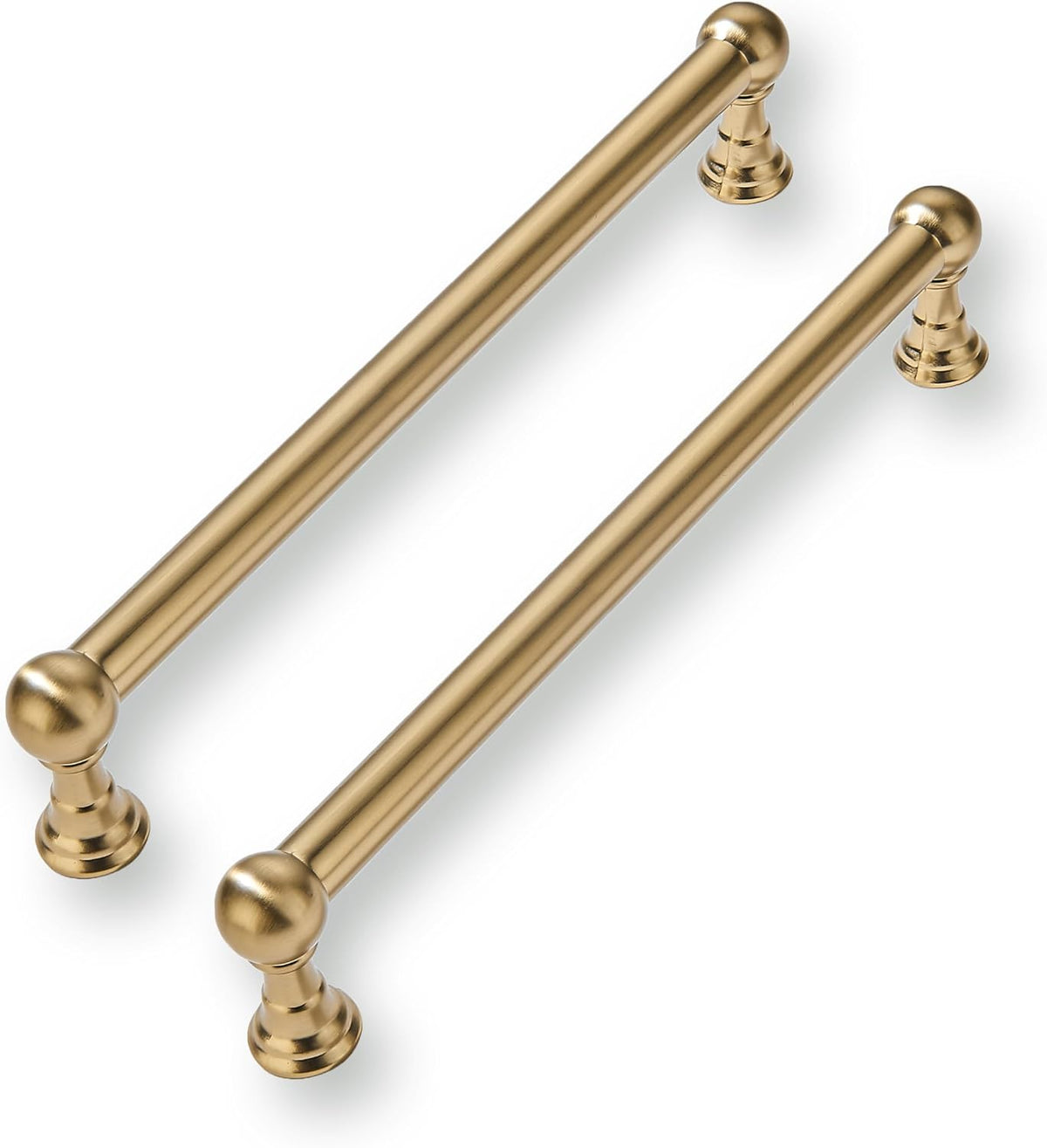 10 Pack 5 Inch Solid Kitchen Cabinet Handles Champagne Bronze Heavy Duty Cabinet Pulls Drawer Pulls Cabinet Hardware Kitchen Handles for Cabinets Cupboard Handles