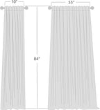 NICETOWN Linen Curtains 84 inches Long, Grommet Thick Flax Linen Privacy Assured - Image 8