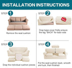 Turquoize 4 Piece Couch Cover Sofa Covers - Image 7