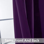 Yakamok Soft Room Darkening Grommet Window Drapes Thermal Insulated Light - Image 6