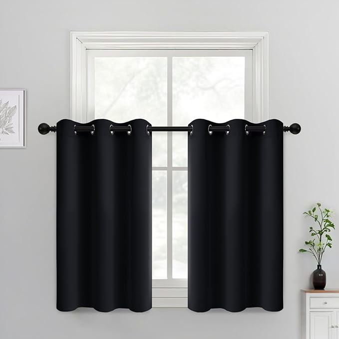 Yakamok Room Darkening Grommet Window Drapes Thermal Insulated Light Blocking by Yakamok