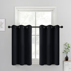 Yakamok Room Darkening Grommet Window Drapes Thermal Insulated Light Blocking by Yakamok