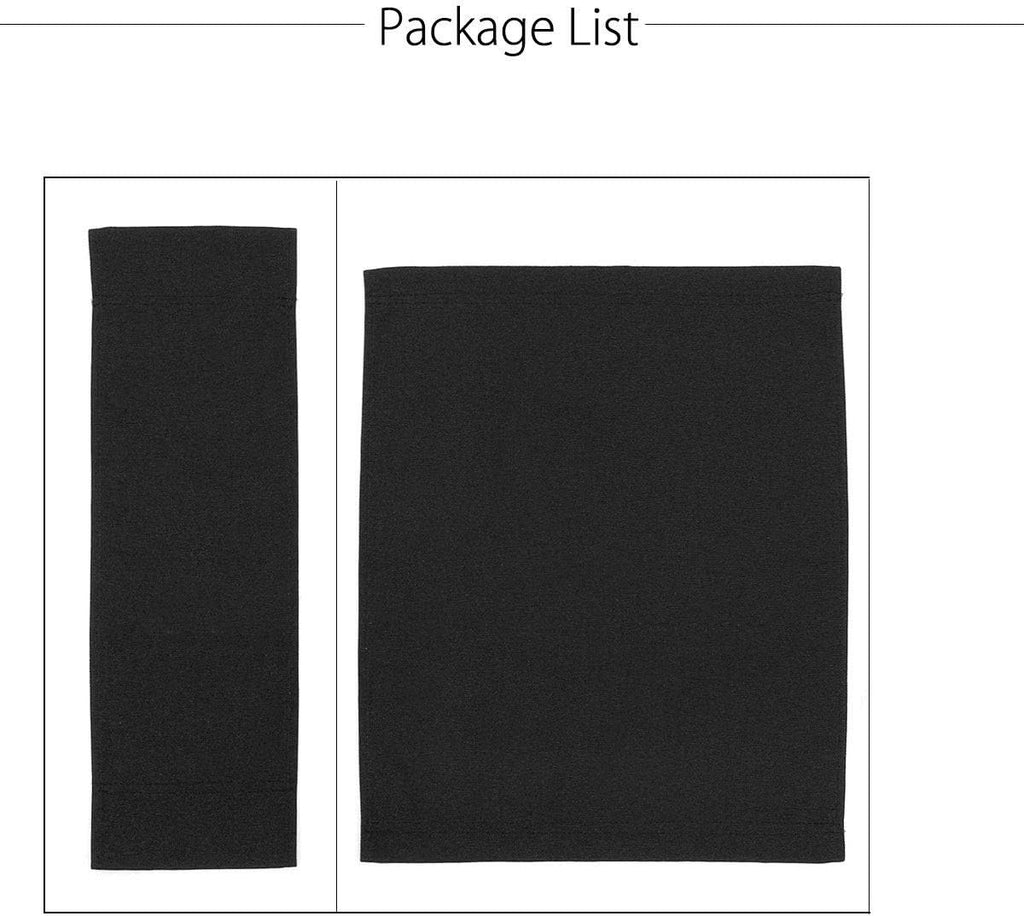 Upone Directors Chair Replacement Covers, Large Size (Black)
