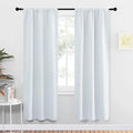 NICETOWN Greyish White Window Curtain Panels by NICETOWN