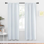 NICETOWN Greyish White Window Curtain Panels by NICETOWN