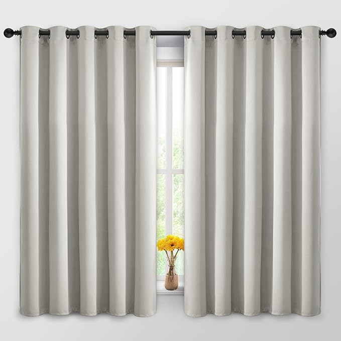 Yakamok Blackout Curtains Room Darkening Thermal Insulated Window Panels by Yakamok