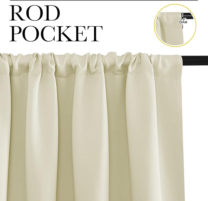 NICETOWN Room Darkening Curtains - Image 2