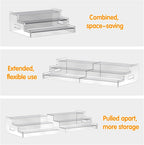 Expandable Can Organizer for Pantry, 3-Tier Adjustable Can Storage Holder