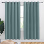 NICETOWN Greyish Blue Blackout Draperies Curtains by NICETOWN