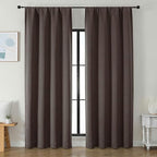 Simplebrand Chocolate Blackout Curtains by Simplebrand