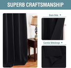 H.VERSAILTEX Blackout Curtains for Bedroom Black Out Curtains 90 inch Thermal - Image 3