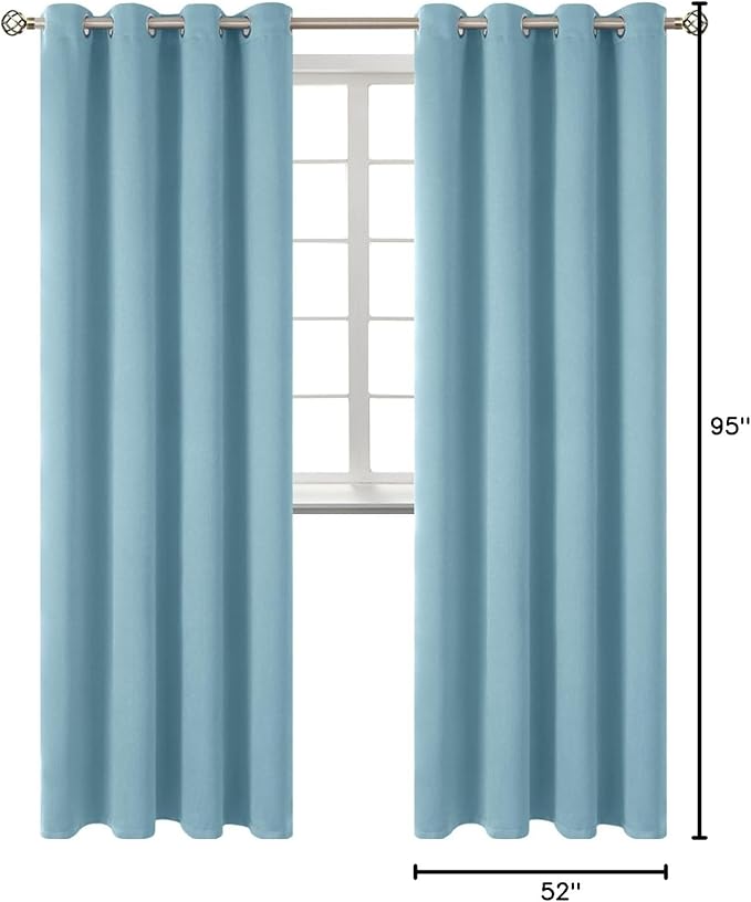 BGment Room Darkening Curtains 95 Inches Long - Image 8