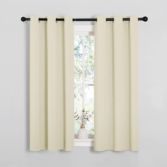 NICETOWN Room Darkening Draperies Window Curtain Panels, Thermal Insulated by NICETOWN