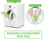 16.5" Microfiber Mop Pads Refills, 3 Pack Reusable Replacement Heads