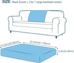 Smiry Printed Couch Cushion Covers, Stretch Soft Couch Covers - Image 6