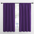 NICETOWN RV Blackout Curtains for Camper Windows, Royal Purple, Short Blackout by NICETOWN