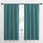 NICETOWN Window Curtains for Bedroom, Sea Teal, 2 Panels, W42 x L48 -Inch by NICETOWN