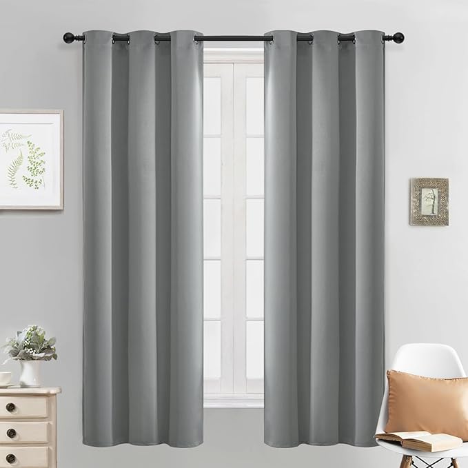 Yakamok Dove Grey Room Darking 63 Inch Length 2 Panel Sets by Yakamok