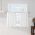 Short White Curtains 40 Inch Length by Nanspring