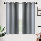 SimpleHome Ombre Room Darkening Curtains 45 inches Length - Image 2