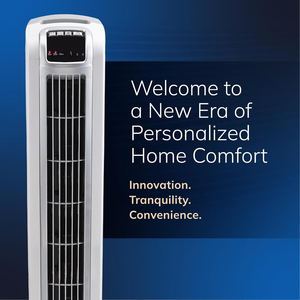 Lasko Oscillating Tower Fan with Remote Control - 36" - 2510 - White