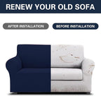Cupuamon 2026 New Stretch Loveseat Sofa Slipcovers Couch Cover - Image 5
