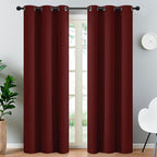Yakamok Blackout Curtains for Bedroom, Thermal Insulated Blackout Window by Yakamok