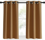 NICETOWN Window Curtains Blackout Drapes, 1 Pair, 34 by 40-inch, Thermal - Image 2