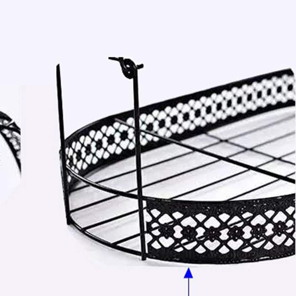 Mug Holder Coffee Cup Rack Stand - Wrought Iron Mug Rack Tea Set Organizer