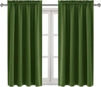 DWCN Christmas Olive Green Room Darkening Blackout Curtains - Image 9