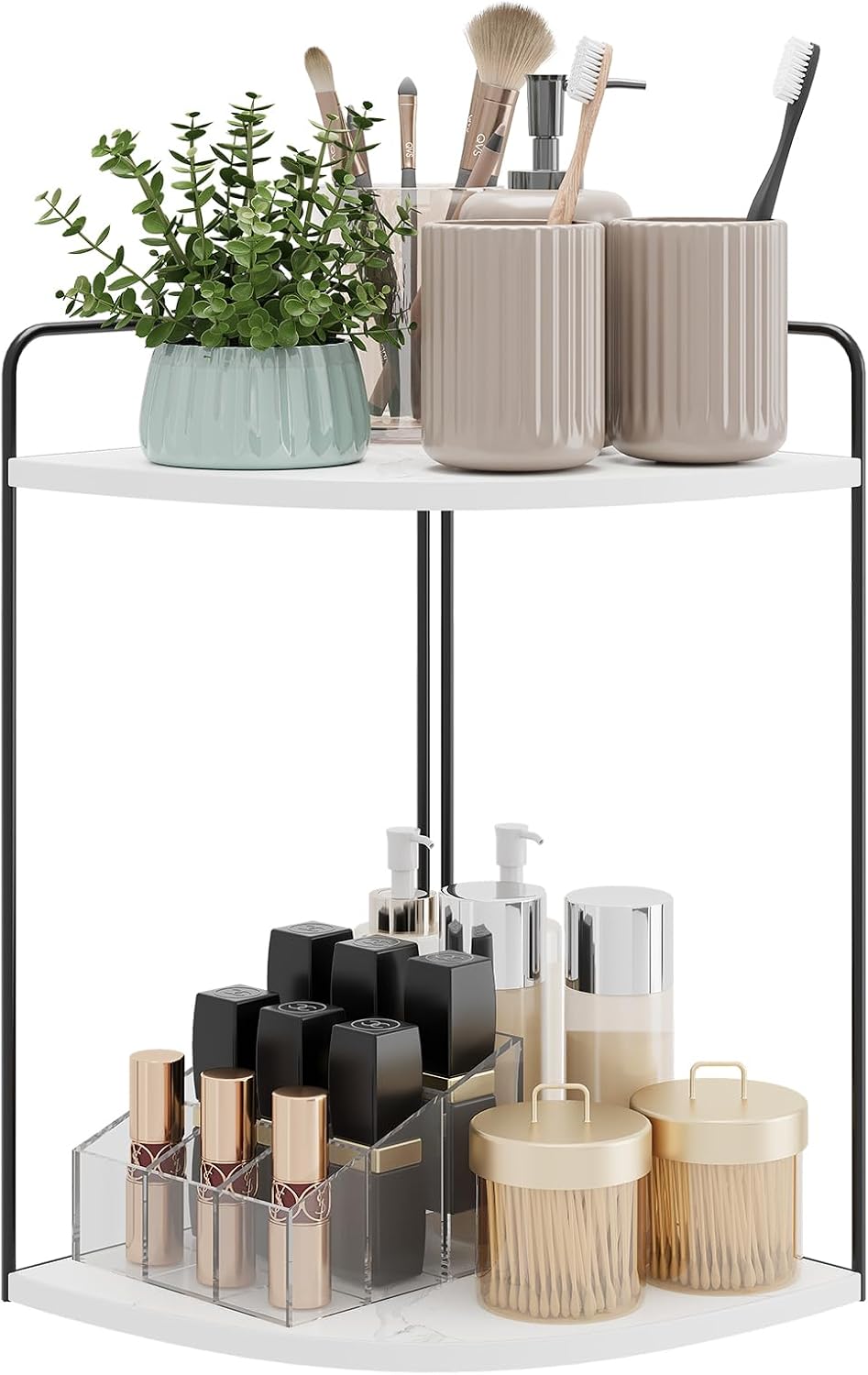 Bathroom Counter Organizer, Vanity & Makeup Countertop Organizer