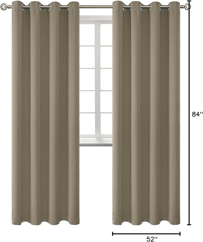 BGment Room Darkening Curtains 84 Inches Long - Image 9