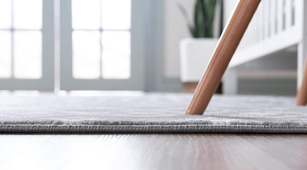 Unique Loom Moroccan Trellis Collection Area Rug - Mamounia (3' 3" x 5' 3" Rectangle Gray/Ivory)
