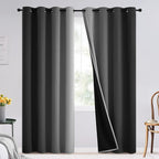 SimpleHome Blackout Curtains Ombre by SimpleHome