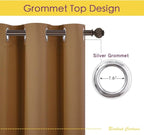 NICETOWN Sleek Blackout Curtains 48 inches Length - Image 3