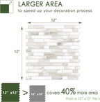 STICKGOO Peel and Stick Wall Tile Self-Adhesive Backsplash Thicker Design