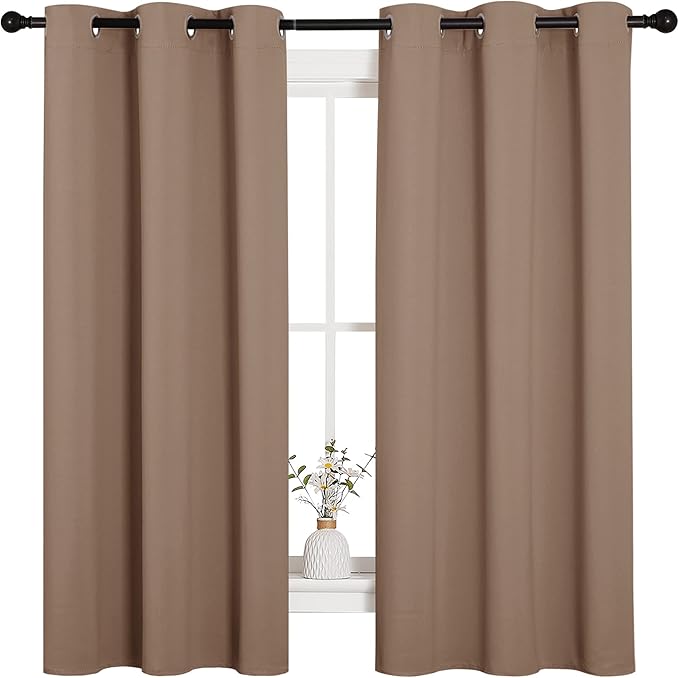 NICETOWN Window Treatment Thermal Insulated Solid Grommet Blackout - Image 2