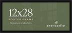 Americanflat 12x18 Picture Frame - Engineered Wood - Black