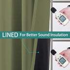 Yakamok 84 Inch Length 100% Blackout Curtains - Image 4