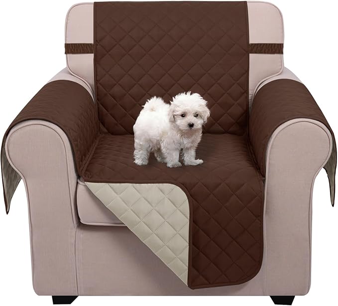 U-NICE HOME Reversible Oversized Chair Covers Quilted Water Repellent Pet by U-NICEHOME