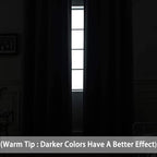 Yakamok Light Blocking Blackout Curtains， Thermal Insulated Room Darkening - Image 3