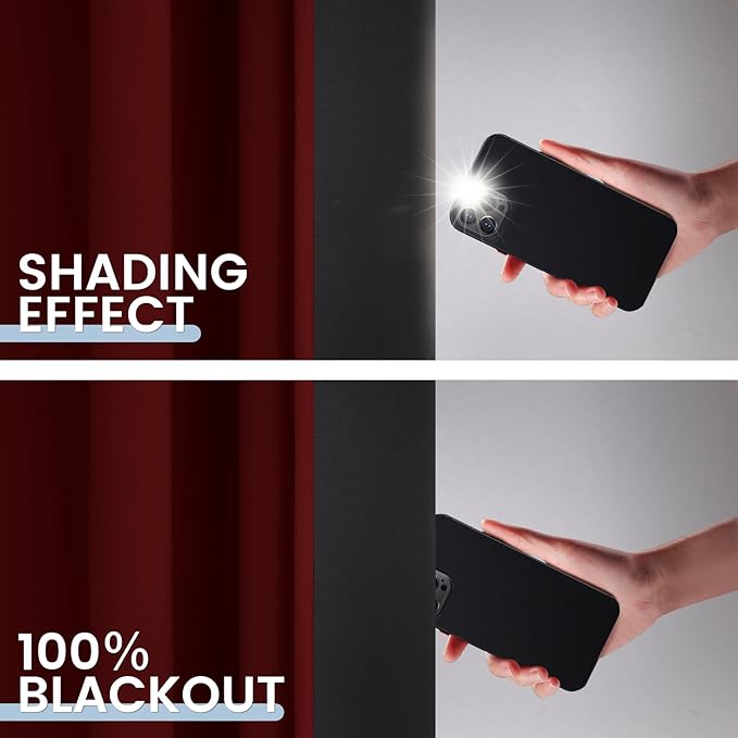 SimpleHome 100% Blackout Curtains - Image 3