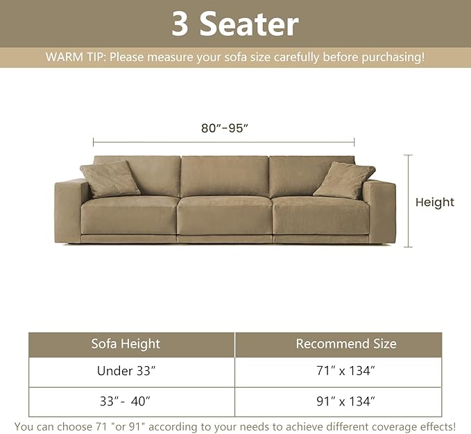 MYSKY HOME Couch Cover for Dogs, Sectional Couch Cover - Image 8