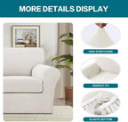 Turquoize 2 Piece Chair Covers Armchair Slipcovers - Image 4